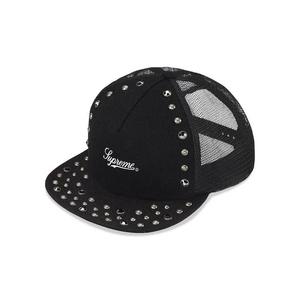 Головные уборы Supreme x B.B. Simon Studded Mesh Back 5-Panel 'Black'