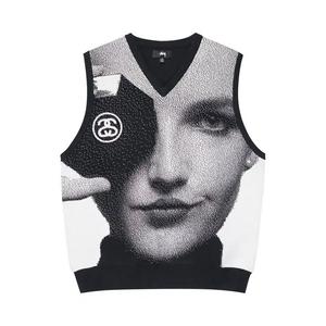 Жилеты Stussy Photo Jacquard Vest 'Black'