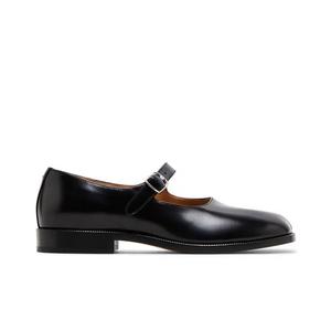 Кроссовки Maison Margiela Wmns Tabi Mary-Jane 'Black Polished Leather'