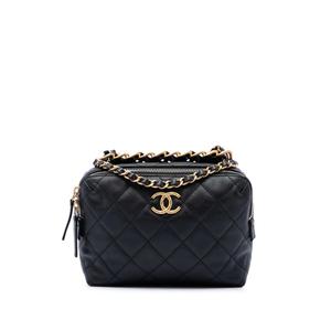 Сумка-сэтчел Mini CC Quilted Lambskin Bowling Bag (2021-2026 годы)