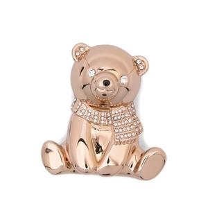 Брошь Teddy с кристаллами