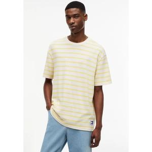 Футболка свободного кроя с полоской и логотипом - Tommy Jeans