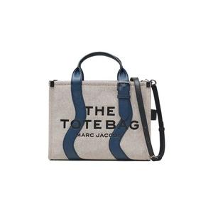 Сумки-тоут Marc Jacobs Wavy Canvas Medium Tote Bag 'Слоновая кость/Темно-синий'