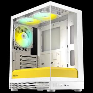 Okinos AQUA UNO Micro-ATX корпус - Yolk бело-желтый