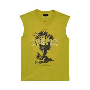 Майки PURPLE BRAND Textured Jersey Sleeveless T-Shirt 'Green'