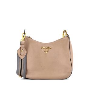 Сумка через плечо Striped Strap Zip Hobo Vitello Daino Medium