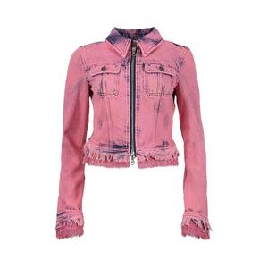 Джинсовые куртки Diesel Slim Denim Zip Jacket 'Rose'