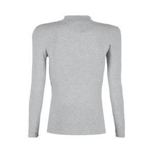 Футболки с длинным рукавом Balenciaga Slub Knit Top «Heather Grey»