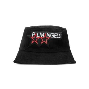 Панамы Palm Angels Racing Star Bucket Hat 'Black/White'