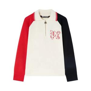 Поло Palm Angels x Haas MoneyGram Racing Long-Sleeve Polo Shirt 'White/Red/Black'