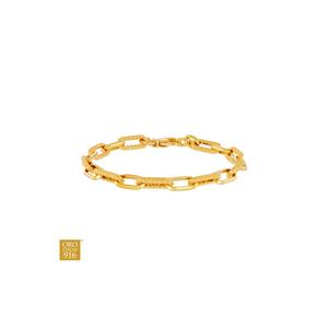 HABIB GRAFFETTA | Oro Italia 916 Желтый Золотой Браслет GW54140825 (22K Золото)