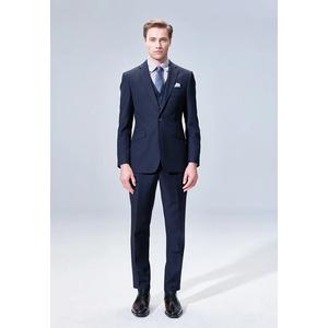 Узкий костюм Midnight Blue Houndstooth