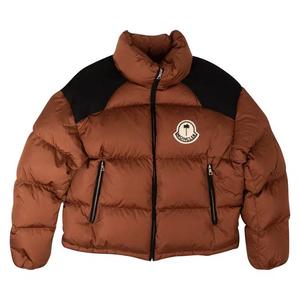Пуховики Moncler Genius x Palm Angels Logo Patch Down Jacket 'Коричневый'