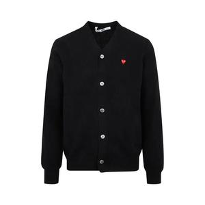 Кардиганы Comme des Garçons PLAY Small Heart Cardigan «Чёрный»