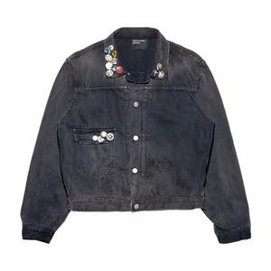 Верхняя одежда Enfants Riches Déprimés Type VII Jacket Pin Assemblage 'Древесный уголь'