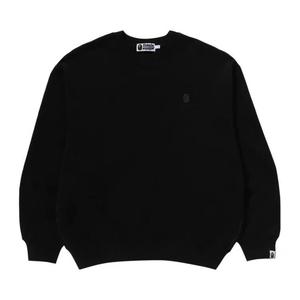 Свитшоты BAPE One Point Relaxed Fit Crewneck Sweatshirt 'Black'