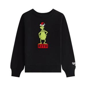 Свитеры Kith Kids x The Grinch Classic Standing Logo 'Черный'