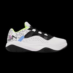 Повседневные баскетбольные кроссовки Air Jordan 11 CMFT Low SE GS 'White Volt'