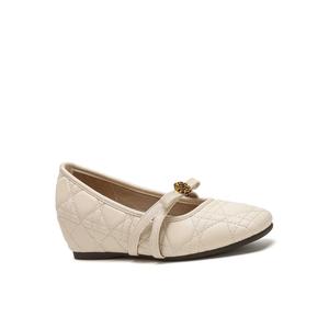 Туфли Mary Jane с квилтингом и бантом Camellia Bow WW632-25