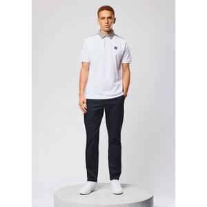 МУЖСКОЙ БЕЛЫЙ ПОЛО COSTA MID HOUSE CHECK COLLAR