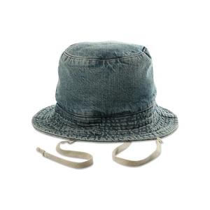 Панамы Rick Owens DRKSHDW Cappello In Denim Gilligan Hat 'Washed Indigo'