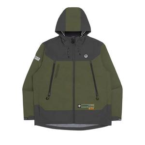 Куртки AAPE Moonface Hooded Utility Jacket 'Khaki/Dark'