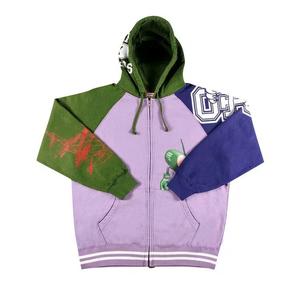 Толстовки Supreme x Junya Watanabe x Comme des Garçons MAN Zip Up Hooded Sweatshirt 'Violet'