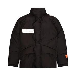 Пуховики Heron Preston Hiking Tape Puffer Jacket 'Черный'