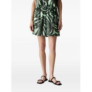 Шорты с кулиской и принтом