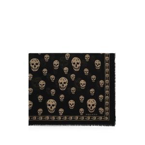 Шарф с декором Skull
