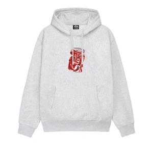 Худи Stussy Soda Can Hoodie 'Ash Heather'