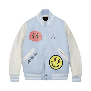 Varsity Jackets Air Jordan x J Balvin Varsity Jacket 'Небесно-голубой'