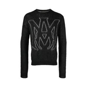 Свитеры Amiri Brushed Mohair Ma Logo Crew 'Черный'