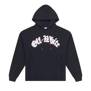 Худи Off-White c/o Virgil Abloh Goth Logo Hoodie 'Black'