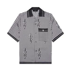 Рубашки на пуговицах Amiri Houndstooth Bowling Shirt 'Black'