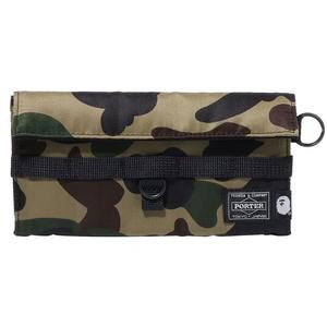 Кошельки BAPE x Porter 1st Camo Long Wallet 'Зеленый'