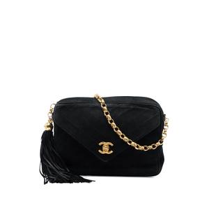 Сумка через плечо CC Quilted Suede Tassel Camera Bag (1991-1994 годы)