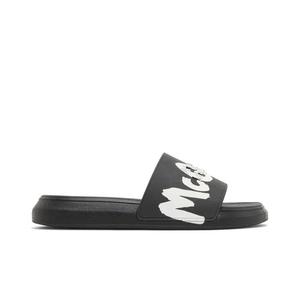 Слайды Alexander McQueen Rubber Pool Slide 'Graffiti - Black'