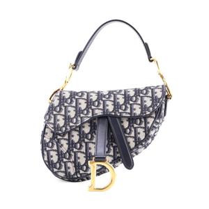Плечевая сумка Saddle Handbag Oblique Canvas Mini