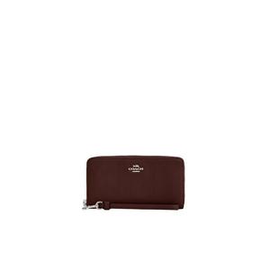 Кошелек Coach Long Zip Around Wallet с квилтингом, цвет Maple, модель CEL63