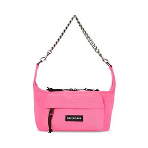 Сумки через плечо Balenciaga сумка Raver с цепочкой «Флуоресцентный розовый»