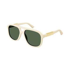 Солнцезащитные очки Gucci Aviator «Ivory/Green»