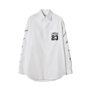 Рубашки Overshirts Off-White 23 Logo Heavycot Overshirt 'Black/White'