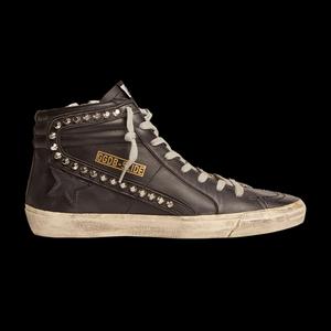 Кроссовки Golden Goose Wmns Slide Sneaker 'Black Studded'
