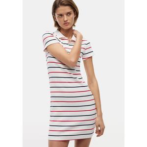 Ребристое мини-платье-поло - Tommy Jeans