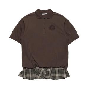 Платья-миди Acne Studios Short-Sleeve Layered Dress 'Dark Brown'