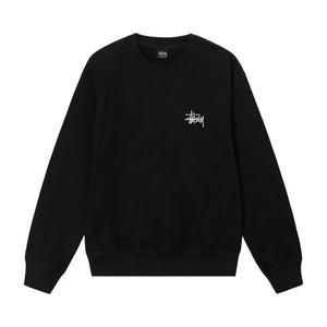 Свитшоты Stussy Basic Pigment Dyed Crew 'Black'