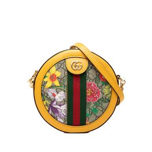 Мини-сумка через плечо GG Supreme Flora Web Ophidia Round (2000-2015 годы)