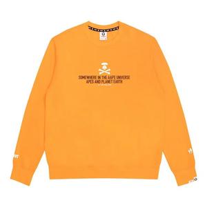 Свитера AAPE Moonface Sweater 'Оранжевый/Светлый'