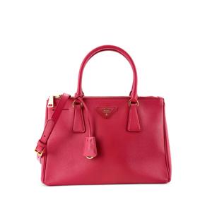 Маленькая сумка-тоут Double Zip Lux Saffiano Leather